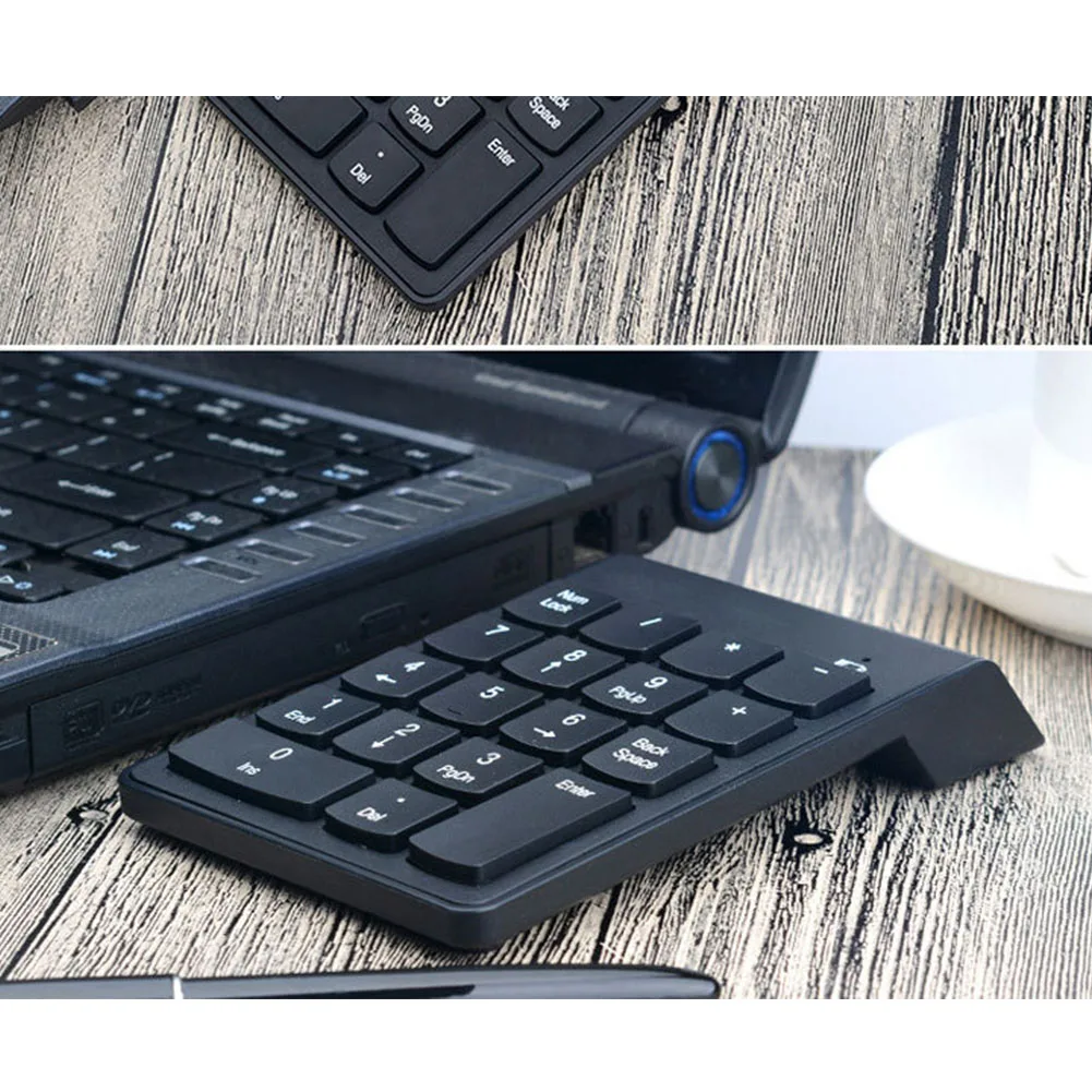 Digital 2.4 g wireless numpad calculator tastatura tastatura externă desktop notebook ușor opera mini usb 18 chei abs ~ Mouse Tastaturi / Aeroventic.ro